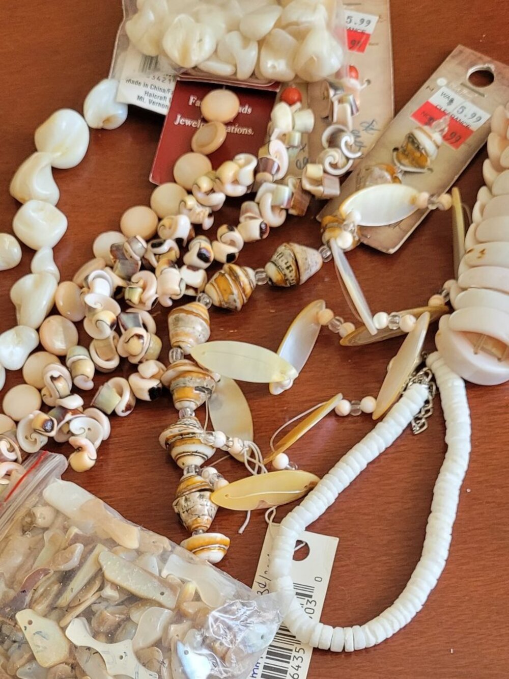 Assortment of Shell Beads